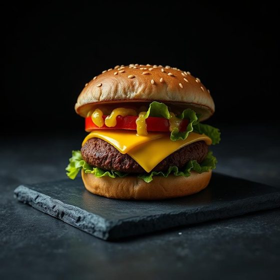 Classic burger — The original. Never touched.